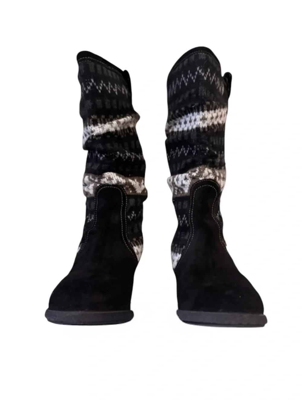 Rafe Sweater Knit Wedge Boots
